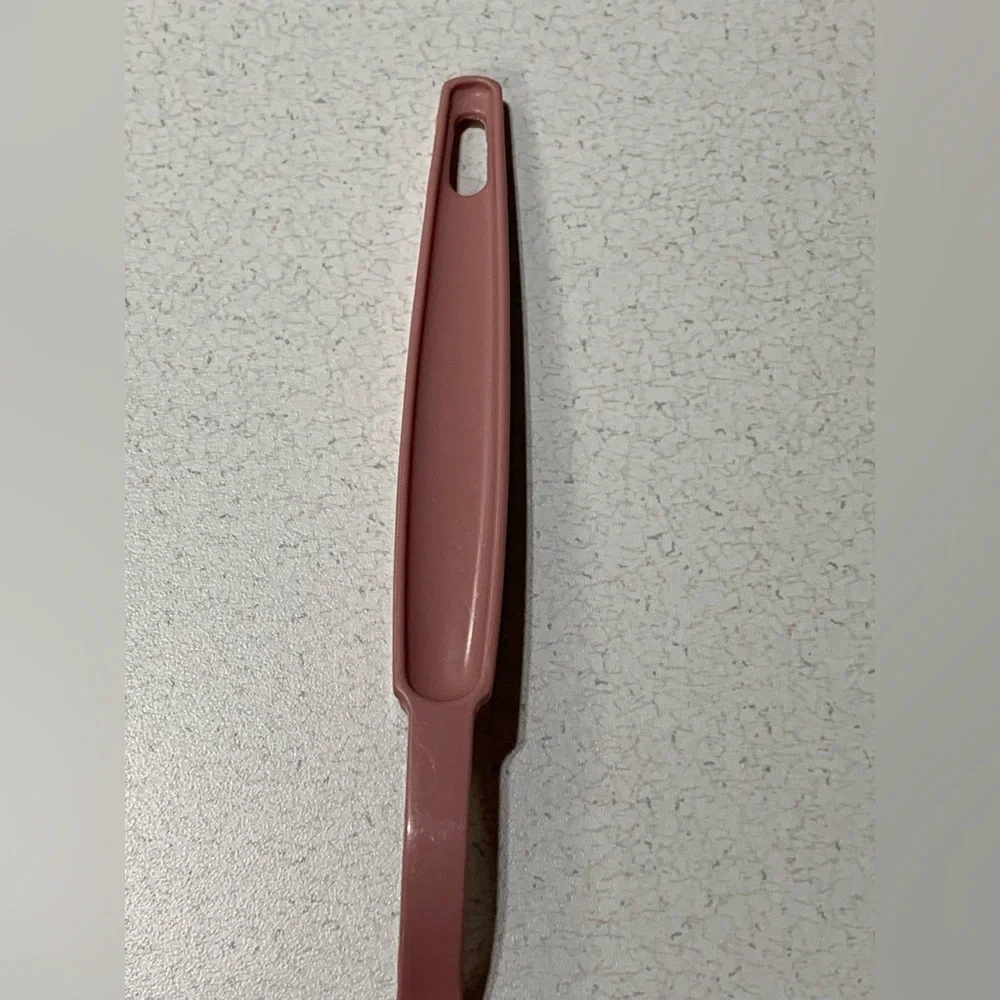 Vintage Pink EKCO MEAT SERVING FORK Utensil Nylon 11” Serving Kitchen Tool Nice